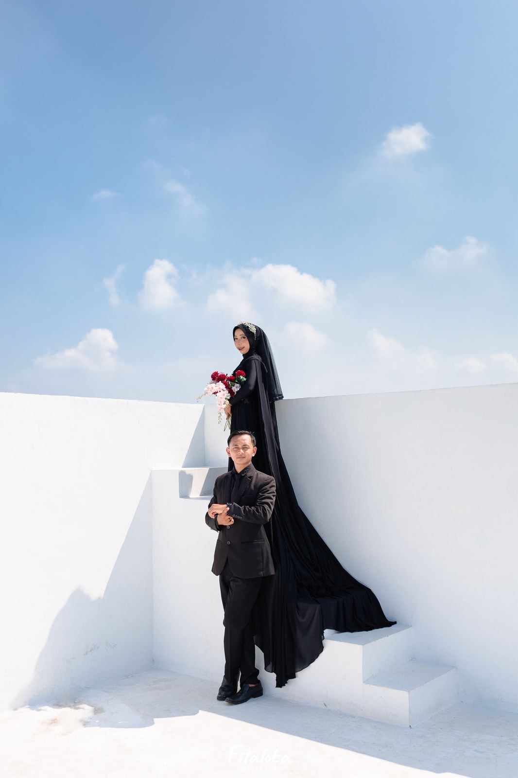 Prewed.. ditaruh diposisi tengah tulisan resepsi