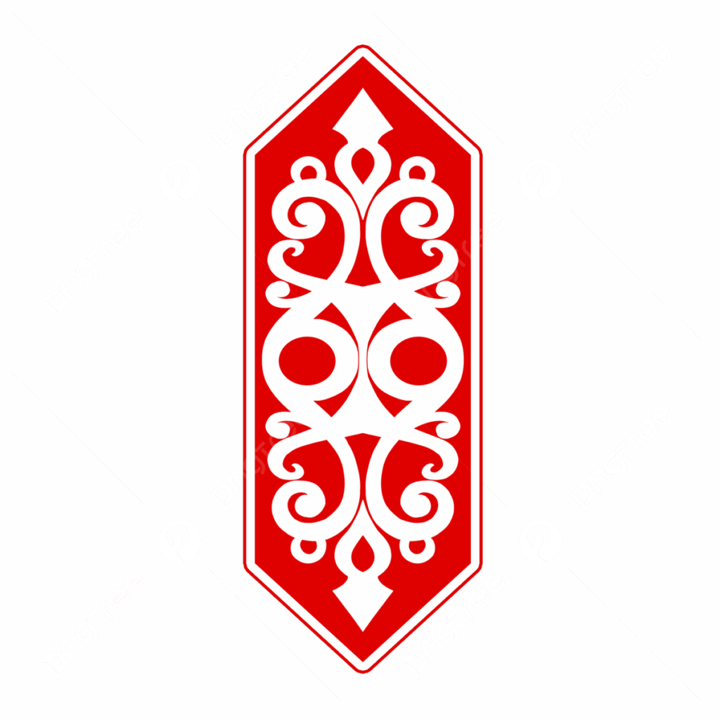 Pngtree red dayak shield png image 8824737